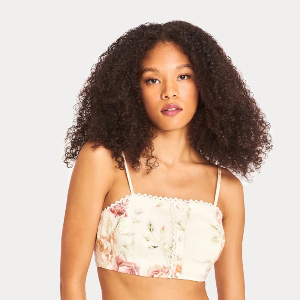 Emmalou Linen Bra Top